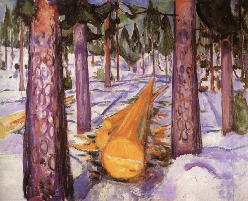 Edvard Munch Yellow Wood